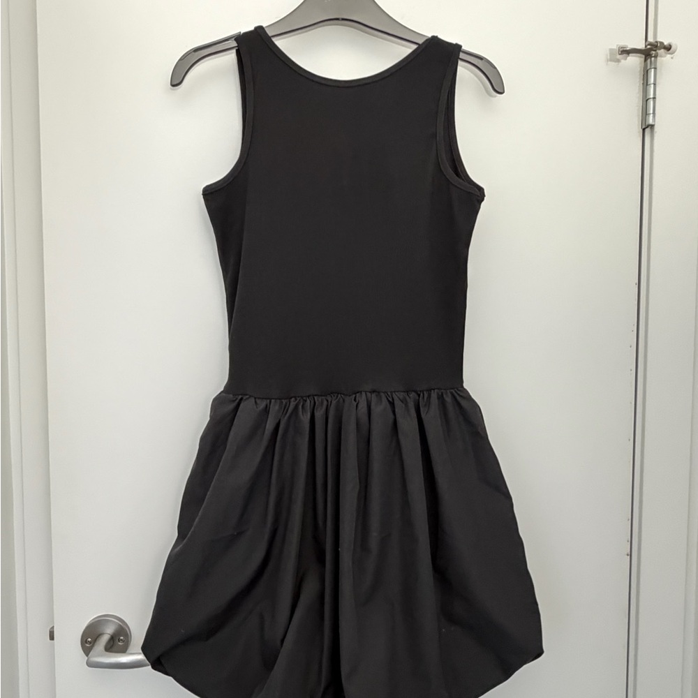 Black bubble dress